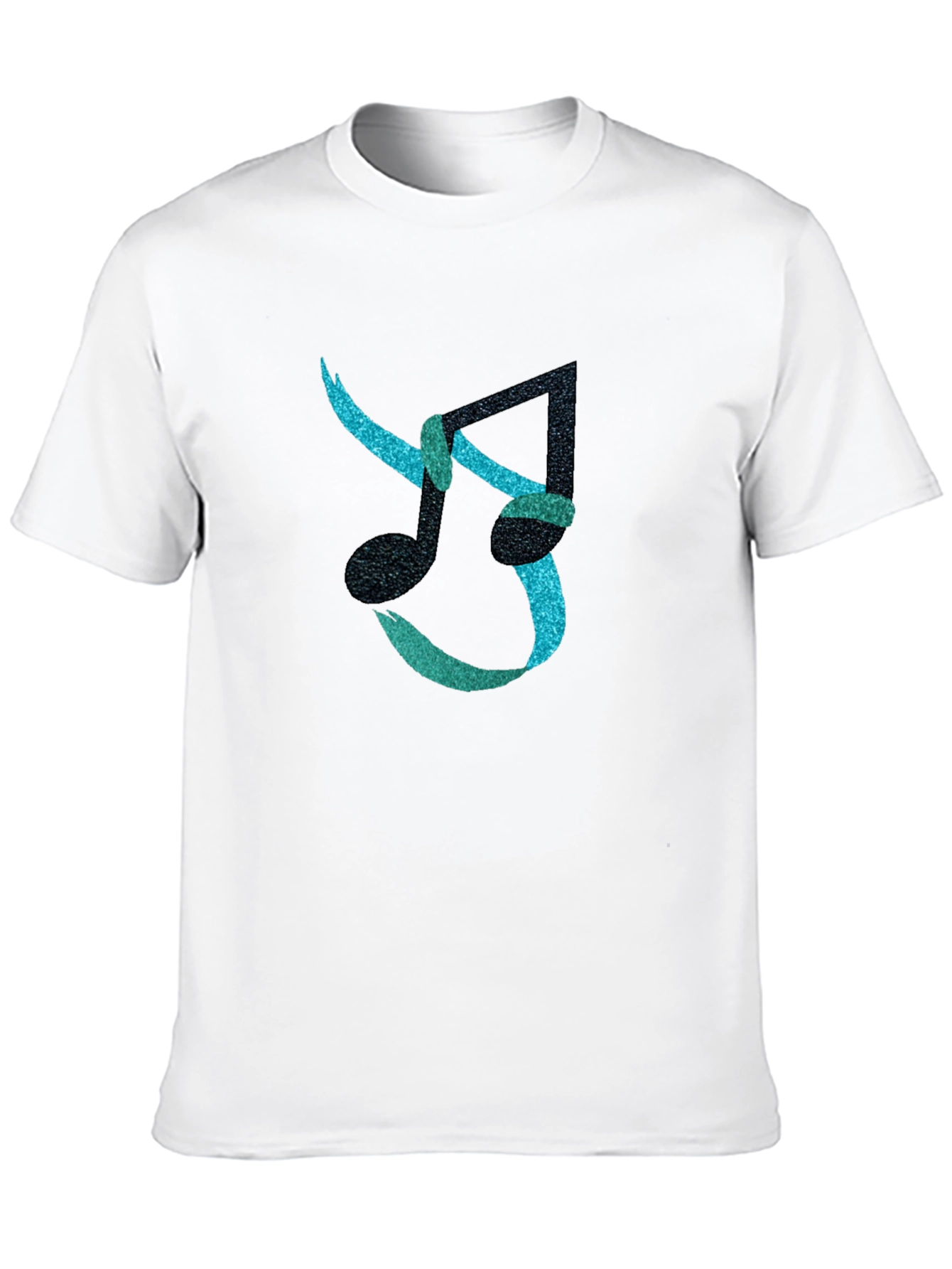Stylish Music Note Graphic T-Shirt
