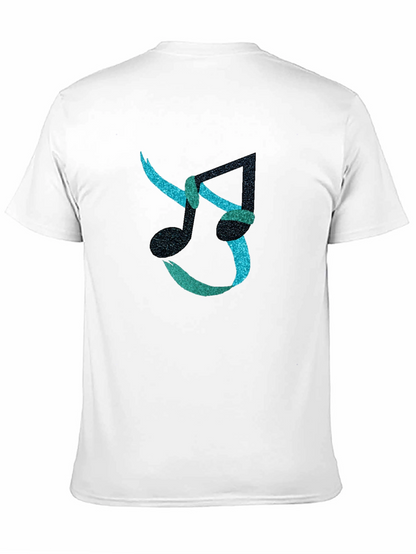 Stylish Music Note Graphic T-Shirt