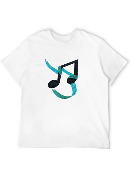 Stylish Music Note Graphic T-Shirt