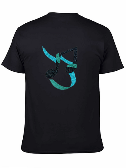 Stylish Music Note Graphic T-Shirt