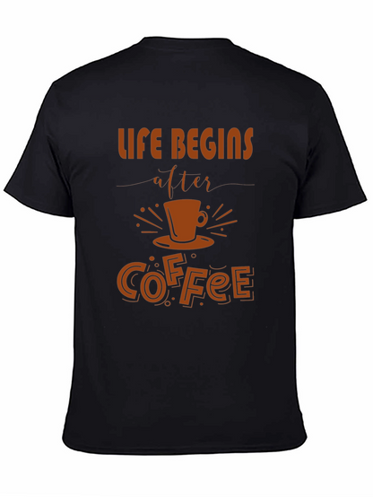 Life Begins After Coffee Graphic Tee - Unisex