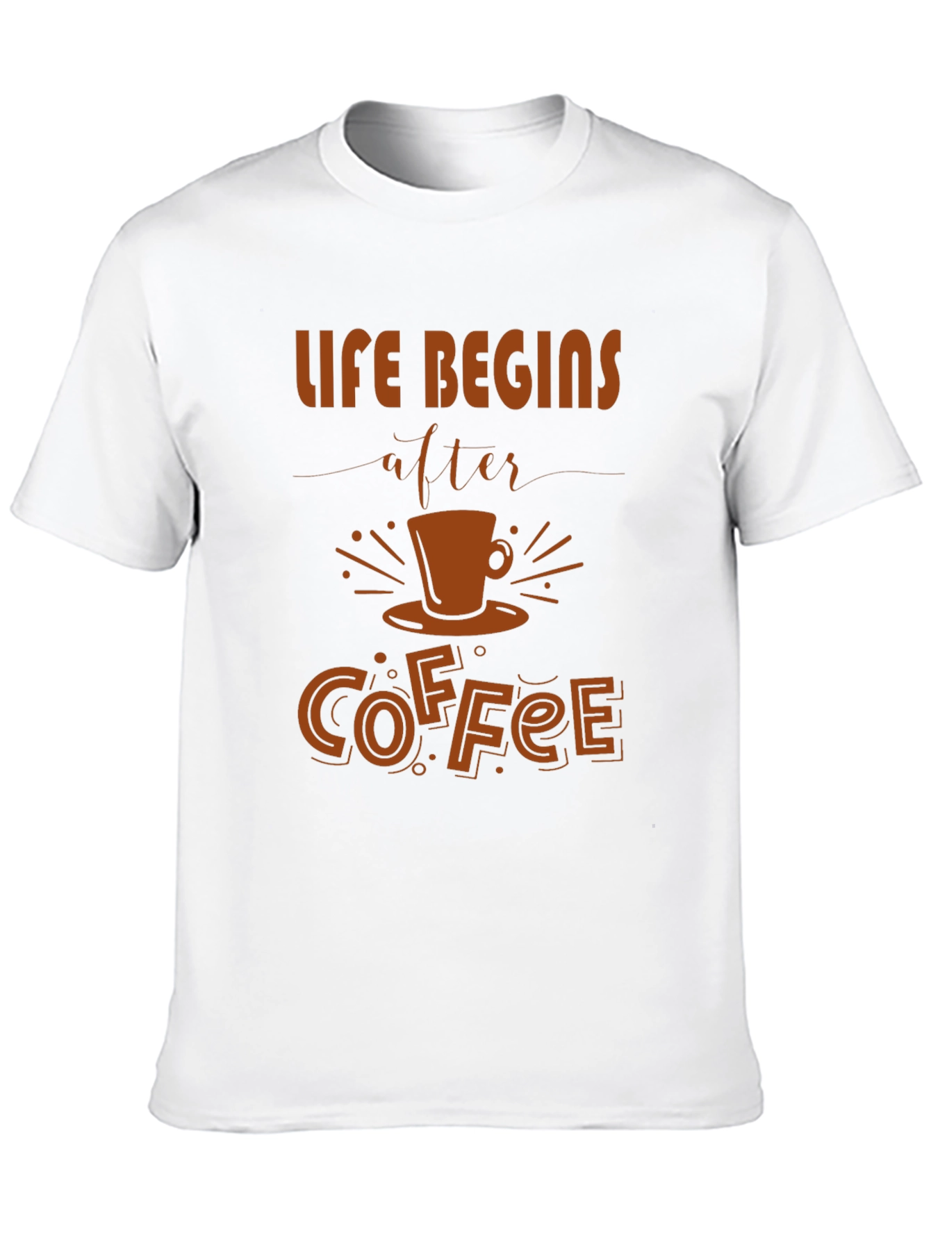 Life Begins After Coffee Graphic Tee - Unisex