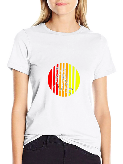 Horse Graphic Tee - Stylish Mens Black T-Shirt