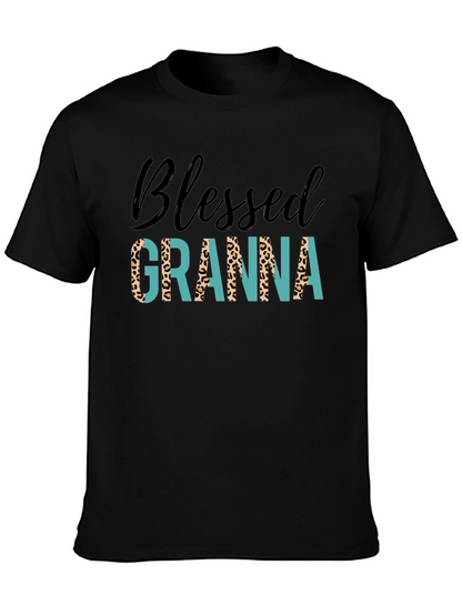Blessed Granna Black T-Shirt