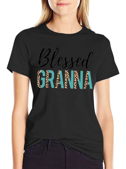 Blessed Granna Black T-Shirt