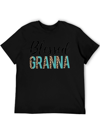 Blessed Granna Black T-Shirt