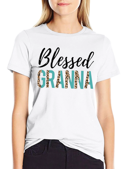 Blessed Granna Black T-Shirt