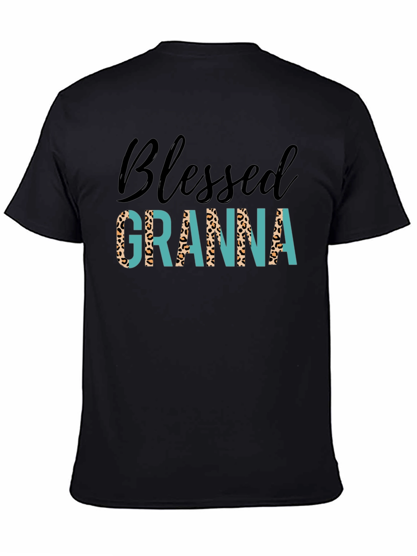 Blessed Granna Black T-Shirt