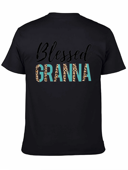 Blessed Granna Black T-Shirt