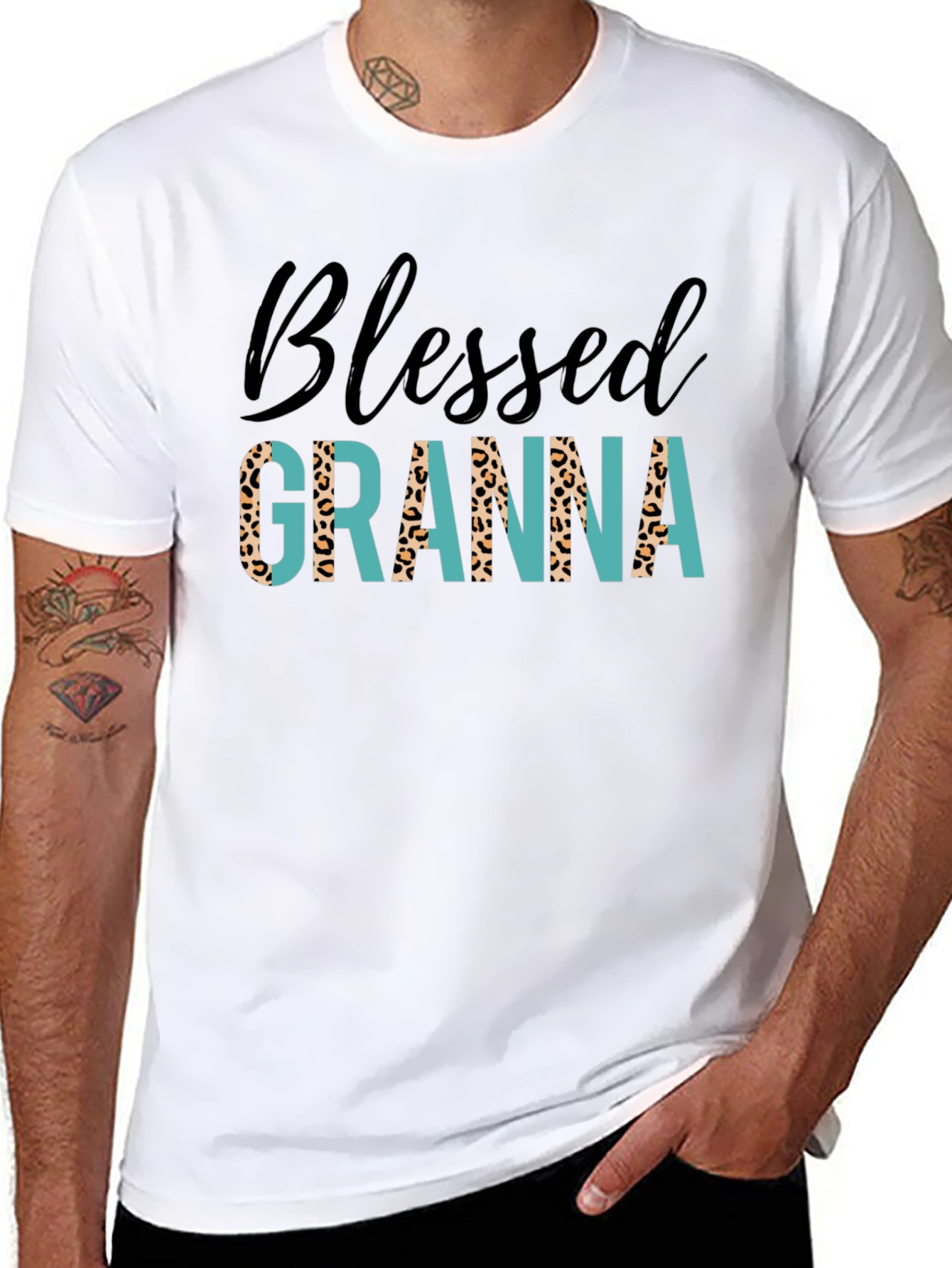 Blessed Granna Black T-Shirt