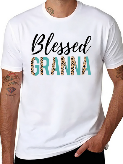 Blessed Granna Black T-Shirt