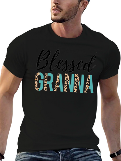 Blessed Granna Black T-Shirt