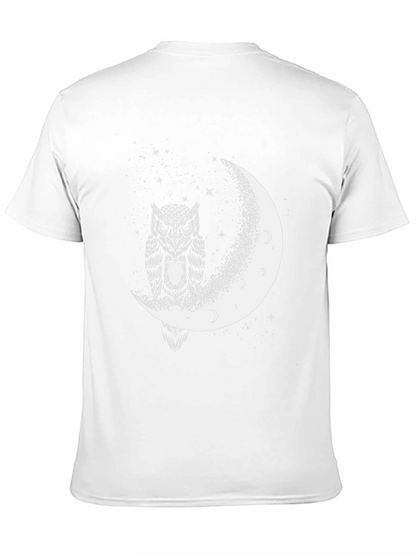 Owl Moon Black T-Shirt