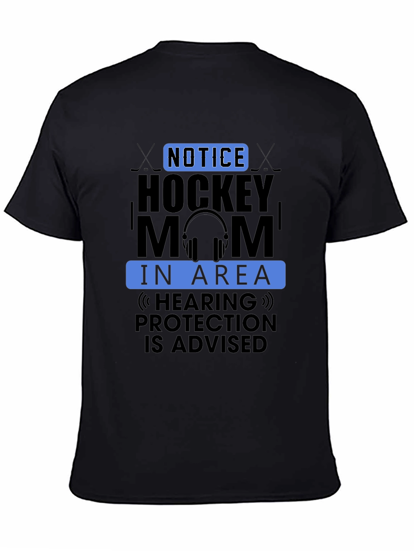 Hockey Mom Graphic Tee - Hearing Protection Advised!