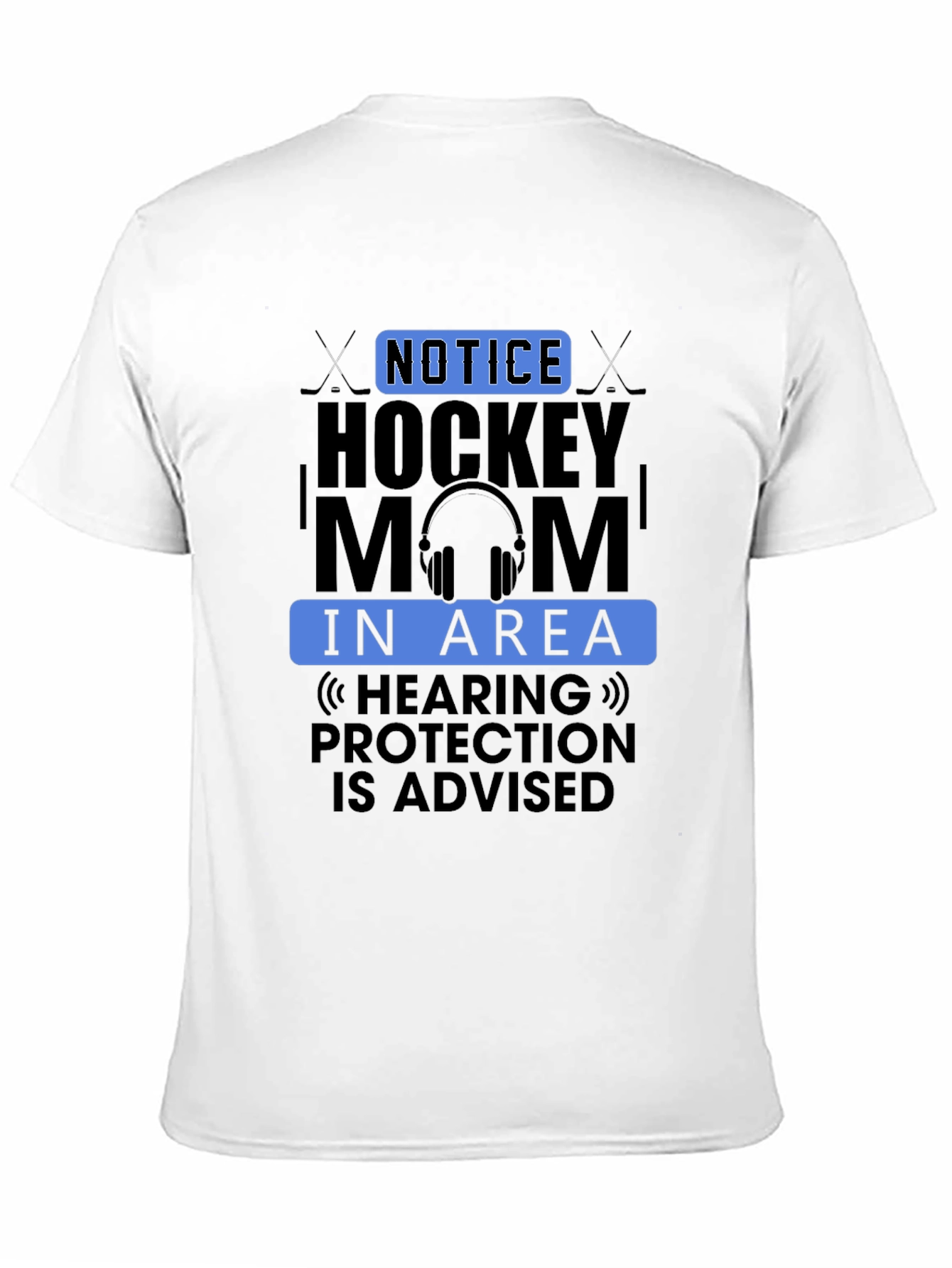 Hockey Mom Graphic Tee - Hearing Protection Advised!
