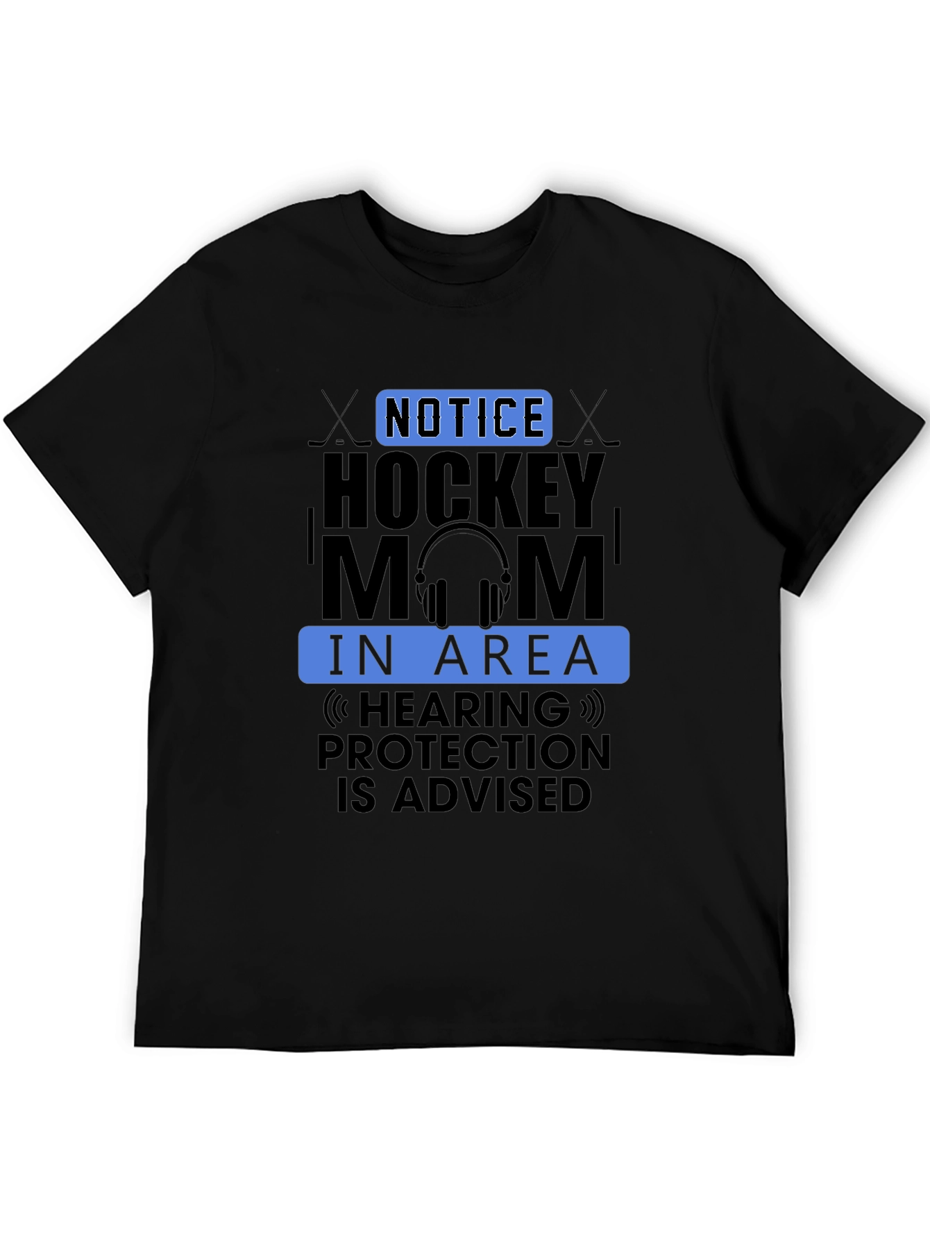 Hockey Mom Graphic Tee - Hearing Protection Advised!