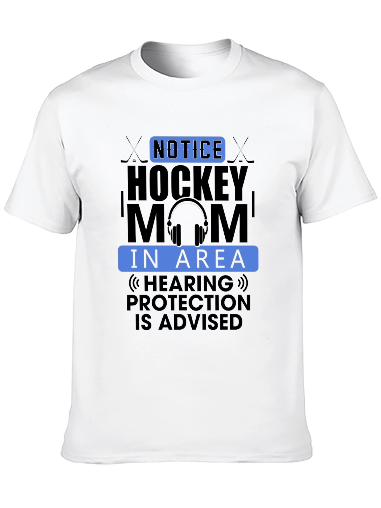 Hockey Mom Graphic Tee - Hearing Protection Advised!