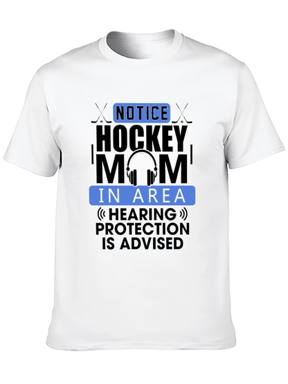 Hockey Mom Graphic Tee - Hearing Protection Advised!