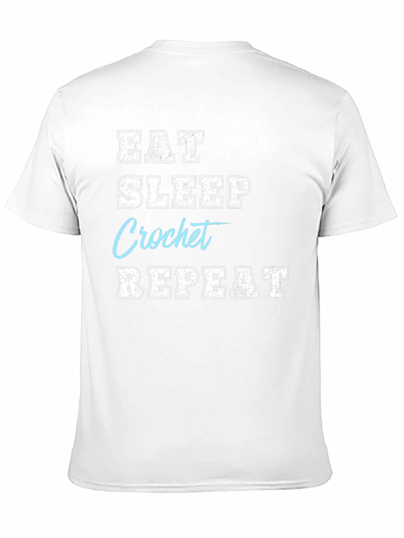 Eat Sleep Crochet Repeat T-Shirt