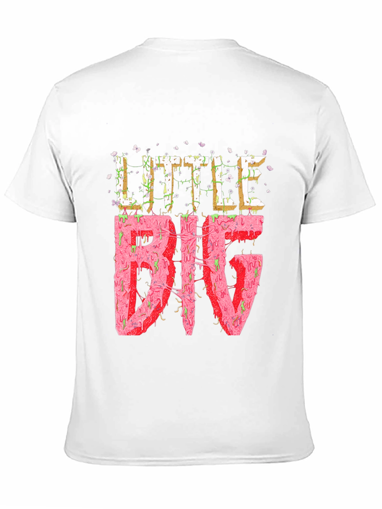 Little Big Graphic Tee - Black Cotton T-Shirt