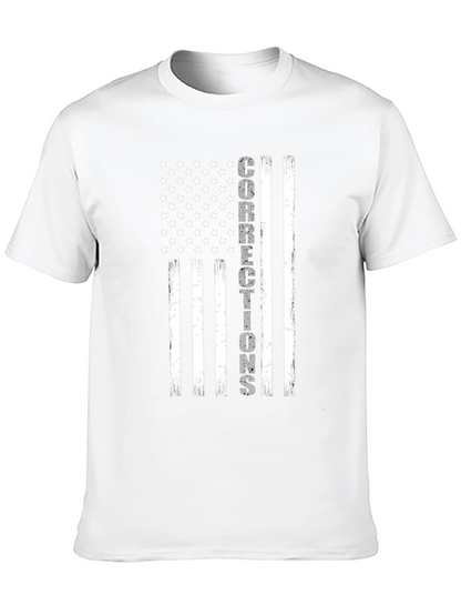 Corrections American Flag Graphic T-Shirt