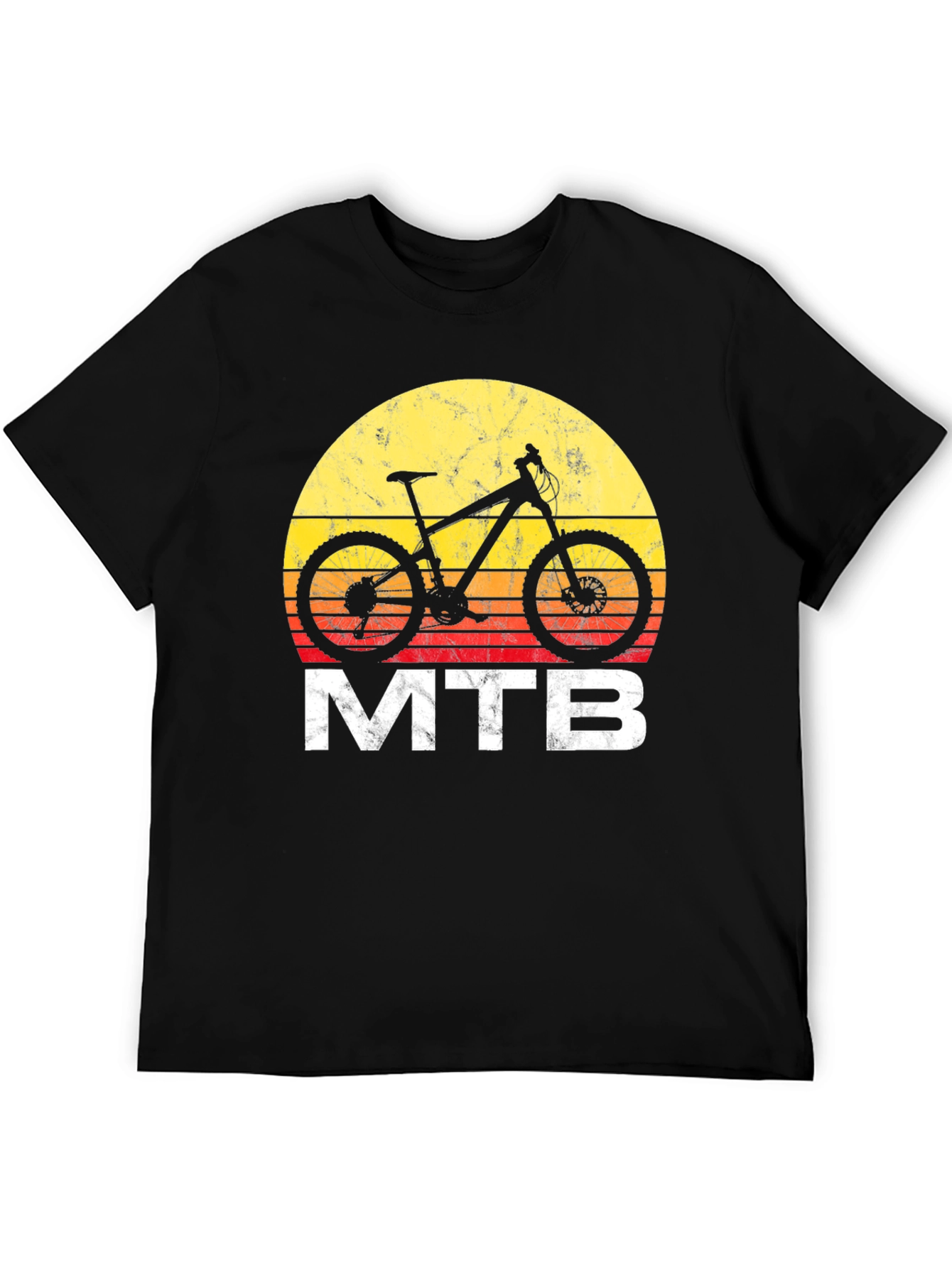 MTB Sunset Graphic T-Shirt - Mountain Bike Tee