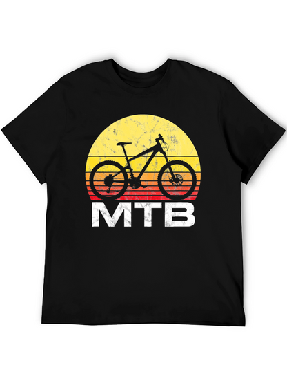 MTB Sunset Graphic T-Shirt - Mountain Bike Tee