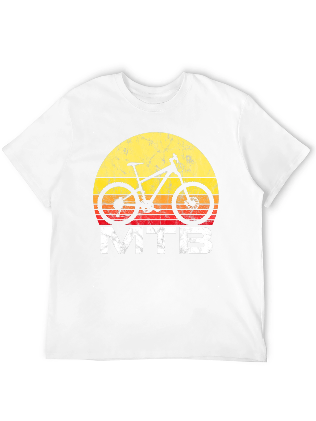 MTB Sunset Graphic T-Shirt - Mountain Bike Tee