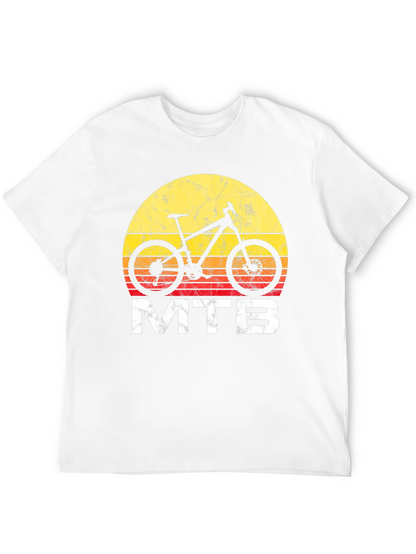MTB Sunset Graphic T-Shirt - Mountain Bike Tee