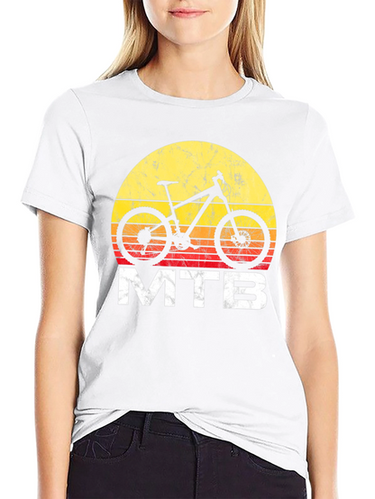 MTB Sunset Graphic T-Shirt - Mountain Bike Tee