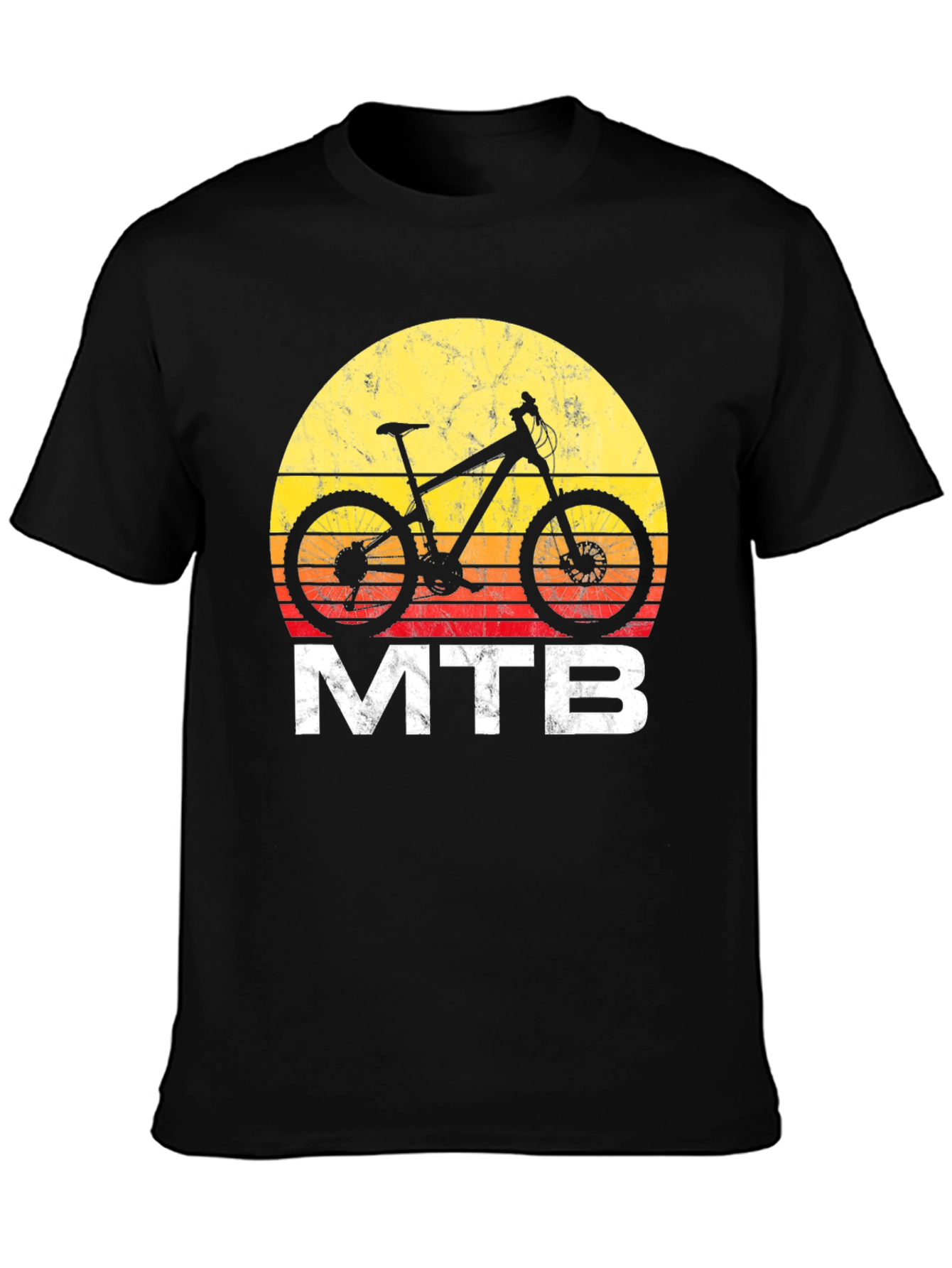MTB Sunset Graphic T-Shirt - Mountain Bike Tee