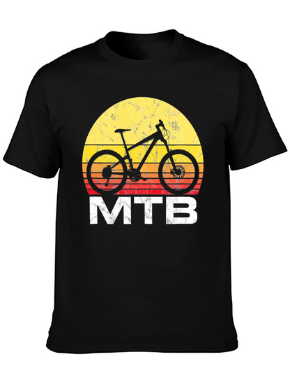 MTB Sunset Graphic T-Shirt - Mountain Bike Tee