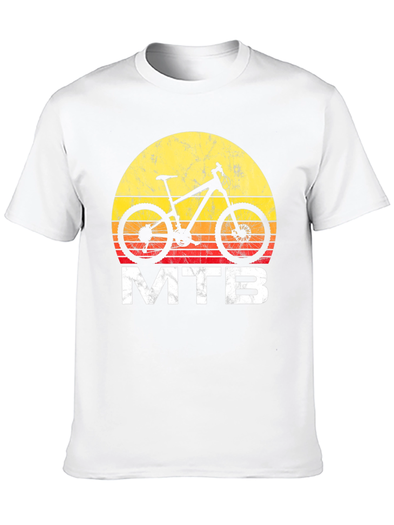 MTB Sunset Graphic T-Shirt - Mountain Bike Tee