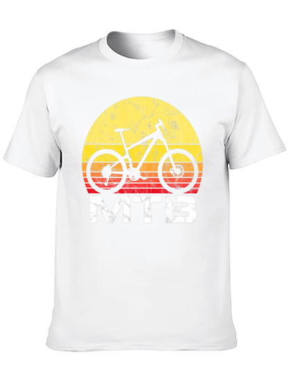 MTB Sunset Graphic T-Shirt - Mountain Bike Tee