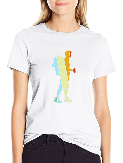 Hiker Silhouette Graphic Tee