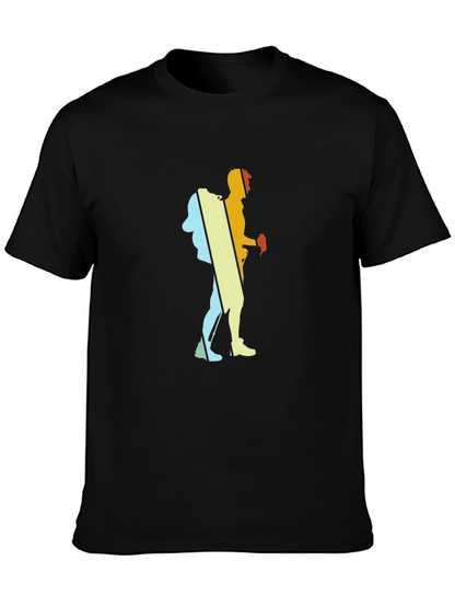 Hiker Silhouette Graphic Tee