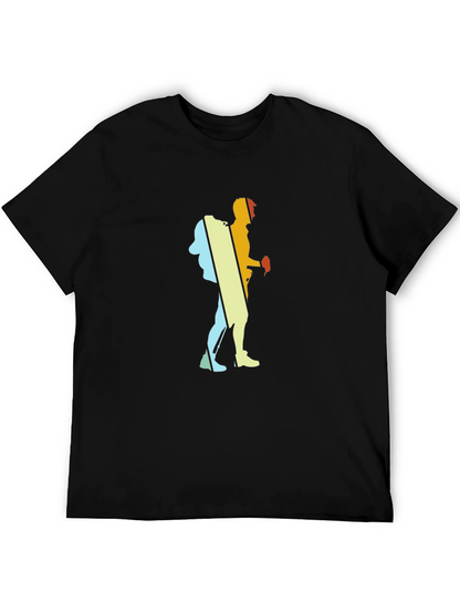 Hiker Silhouette Graphic Tee