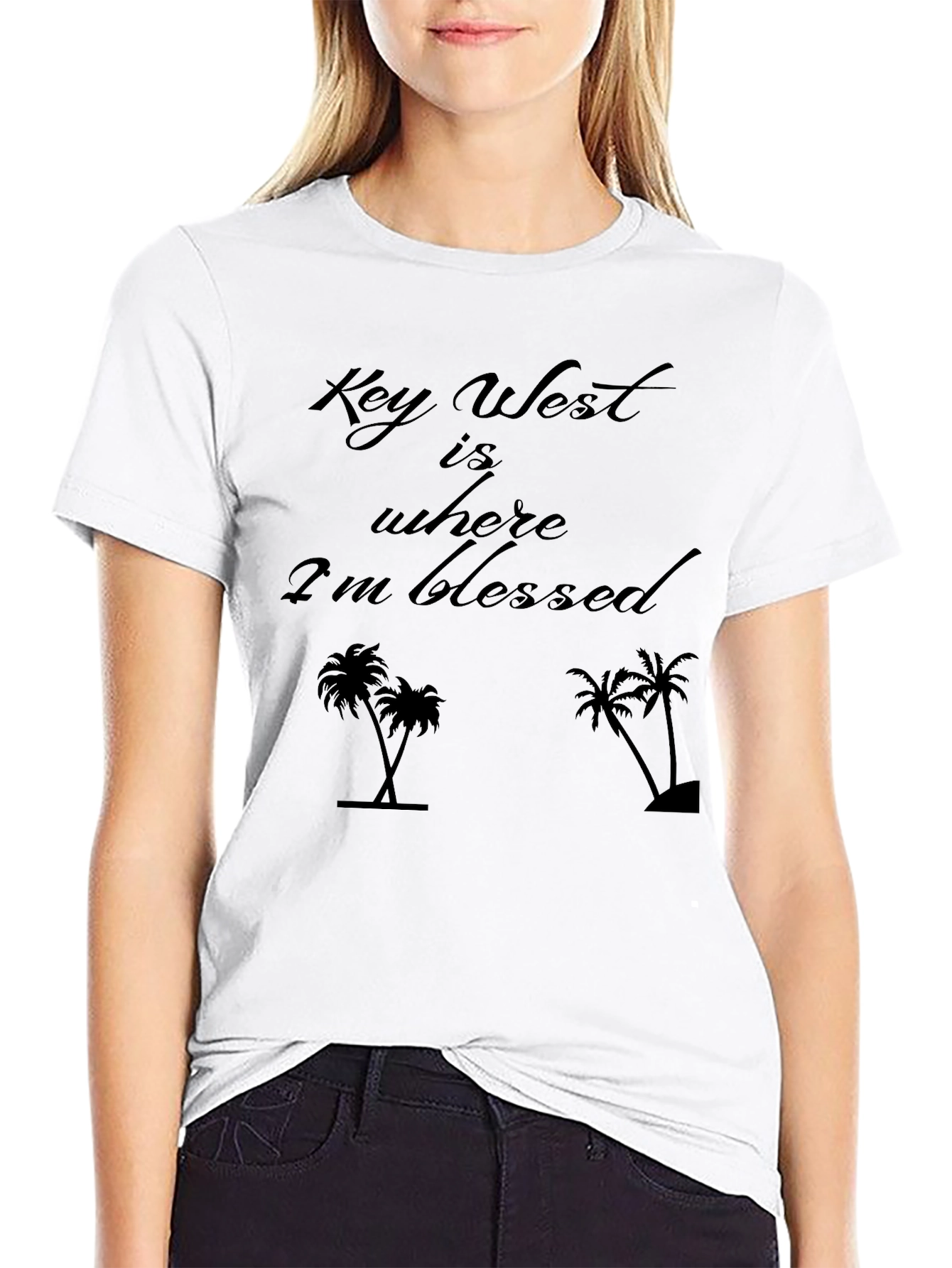 Key West Blessed Black T-Shirt