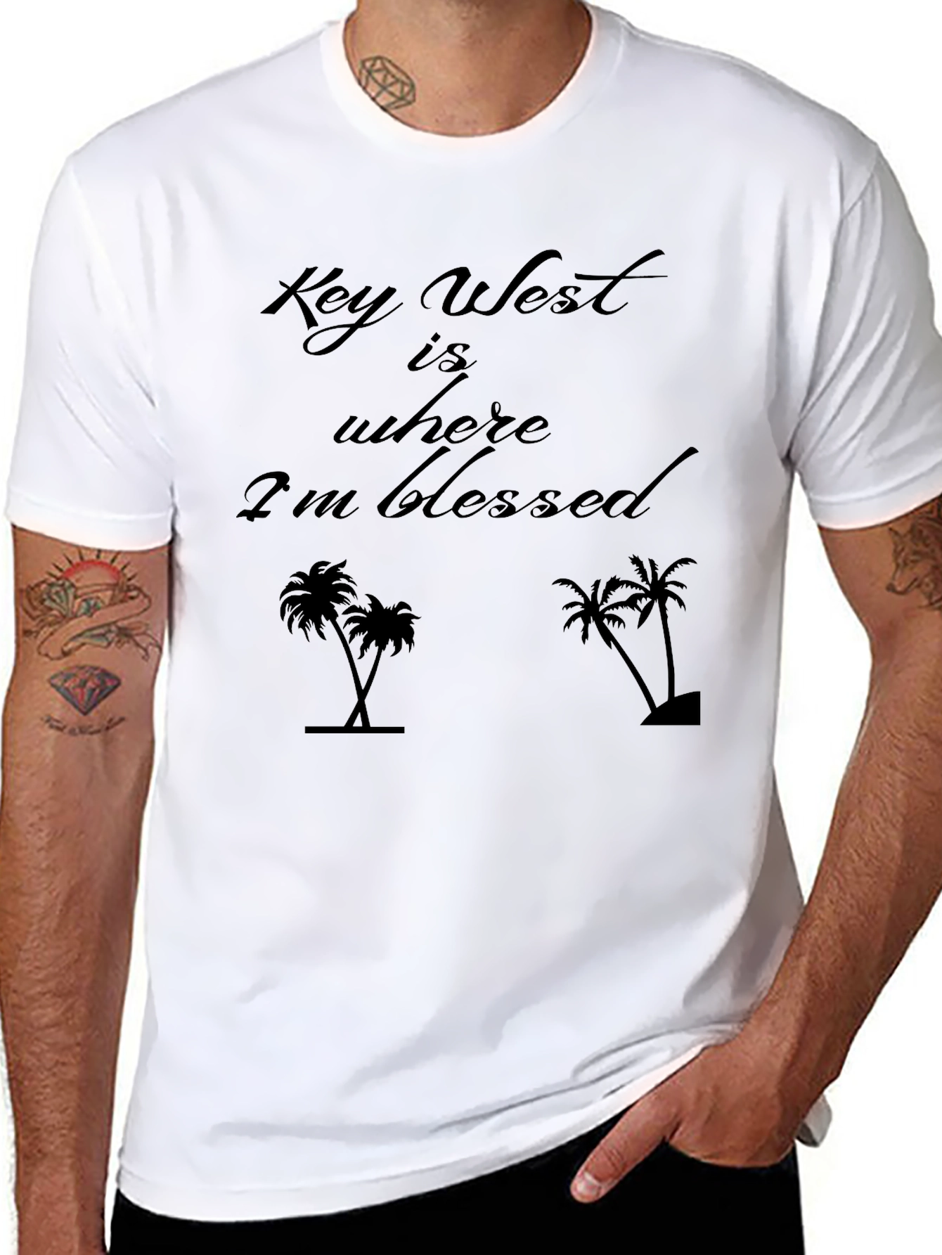 Key West Blessed Black T-Shirt