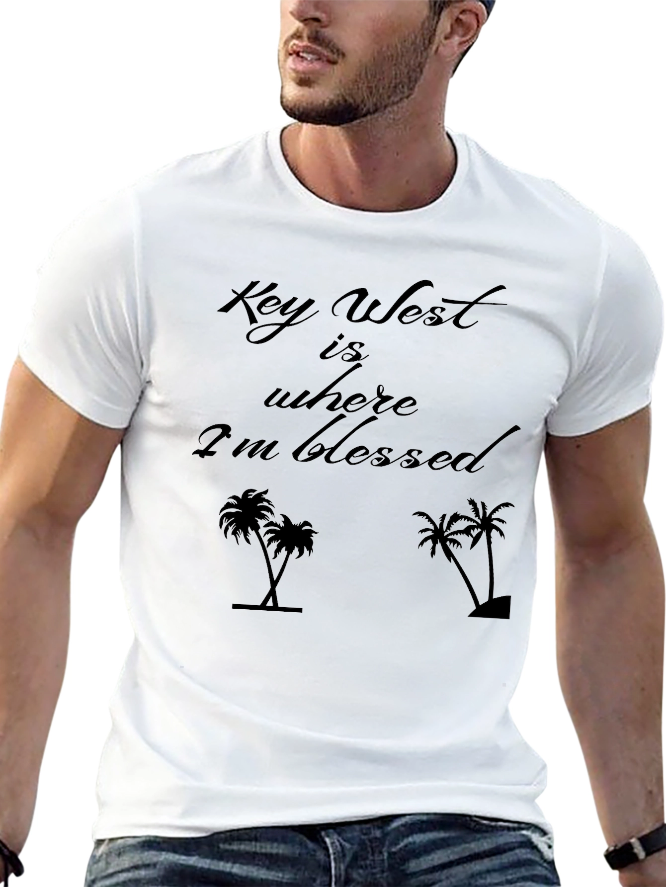 Key West Blessed Black T-Shirt