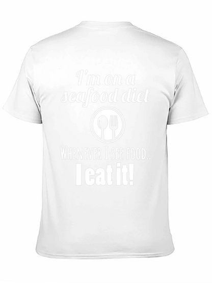 Funny Seafood Diet T-Shirt - I Eat It!