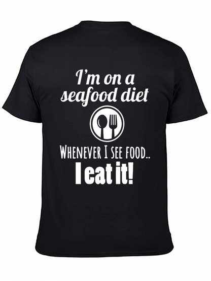 Funny Seafood Diet T-Shirt - I Eat It!