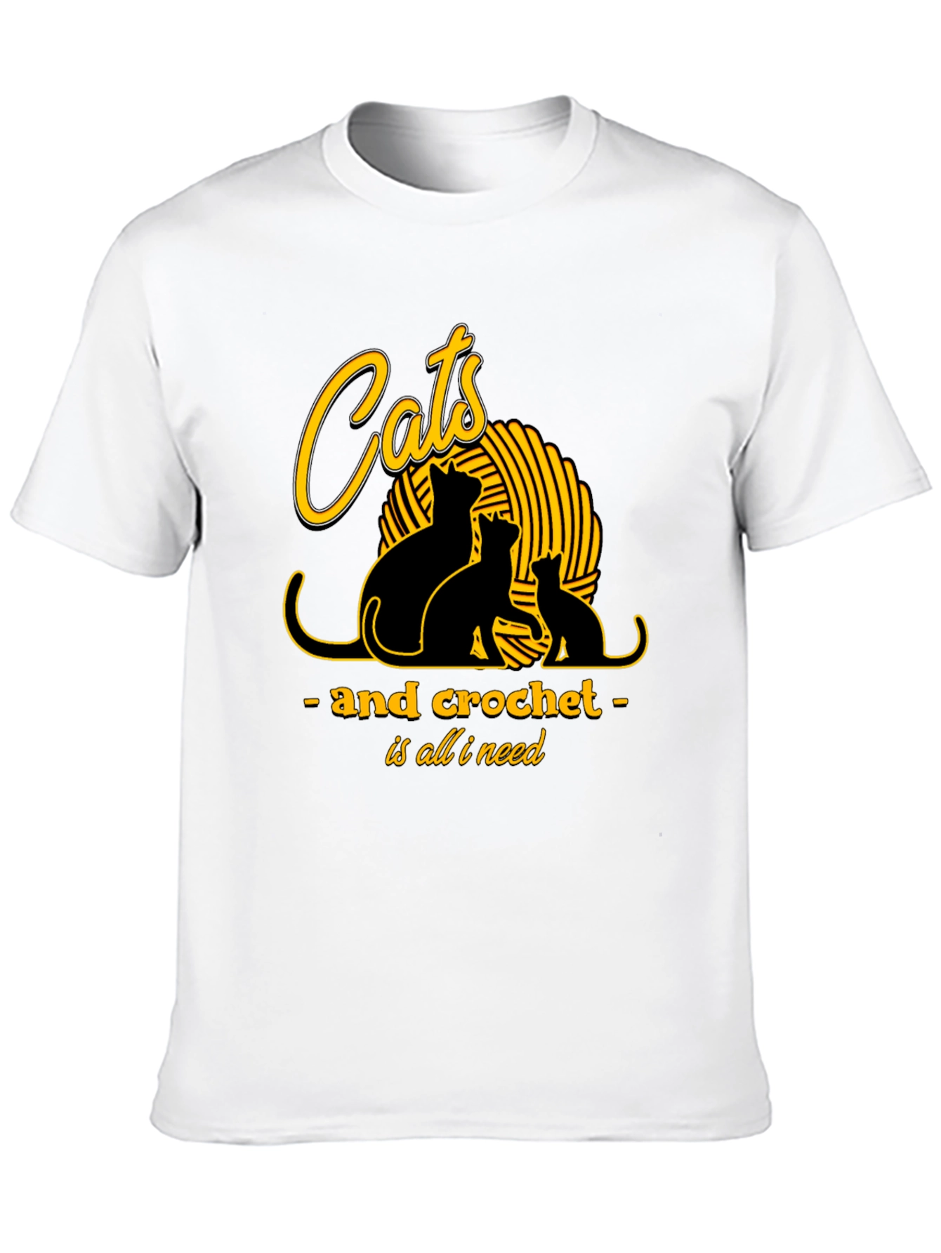Cats and Crochet T-Shirt - Knit Lover Tee