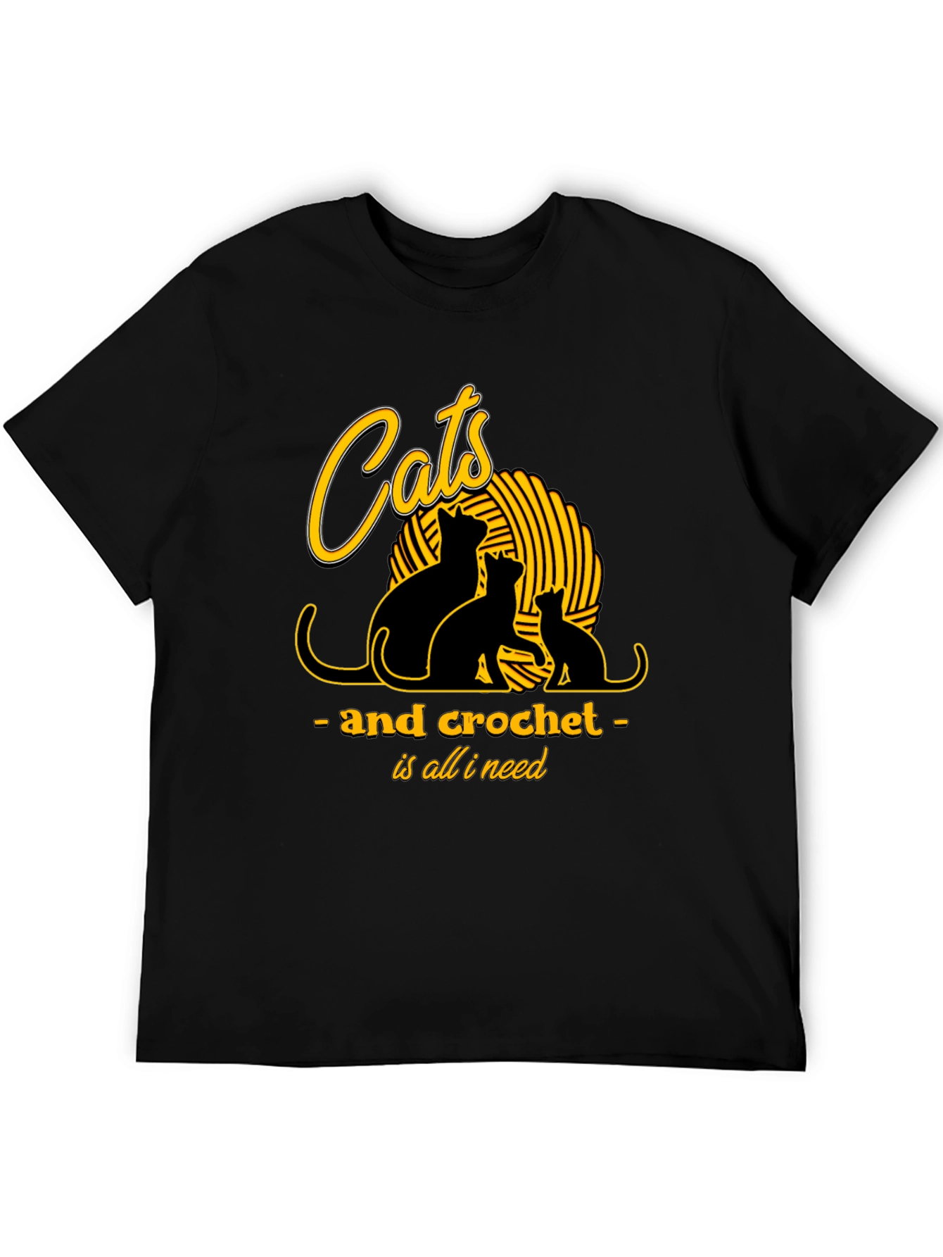 Cats and Crochet T-Shirt - Knit Lover Tee