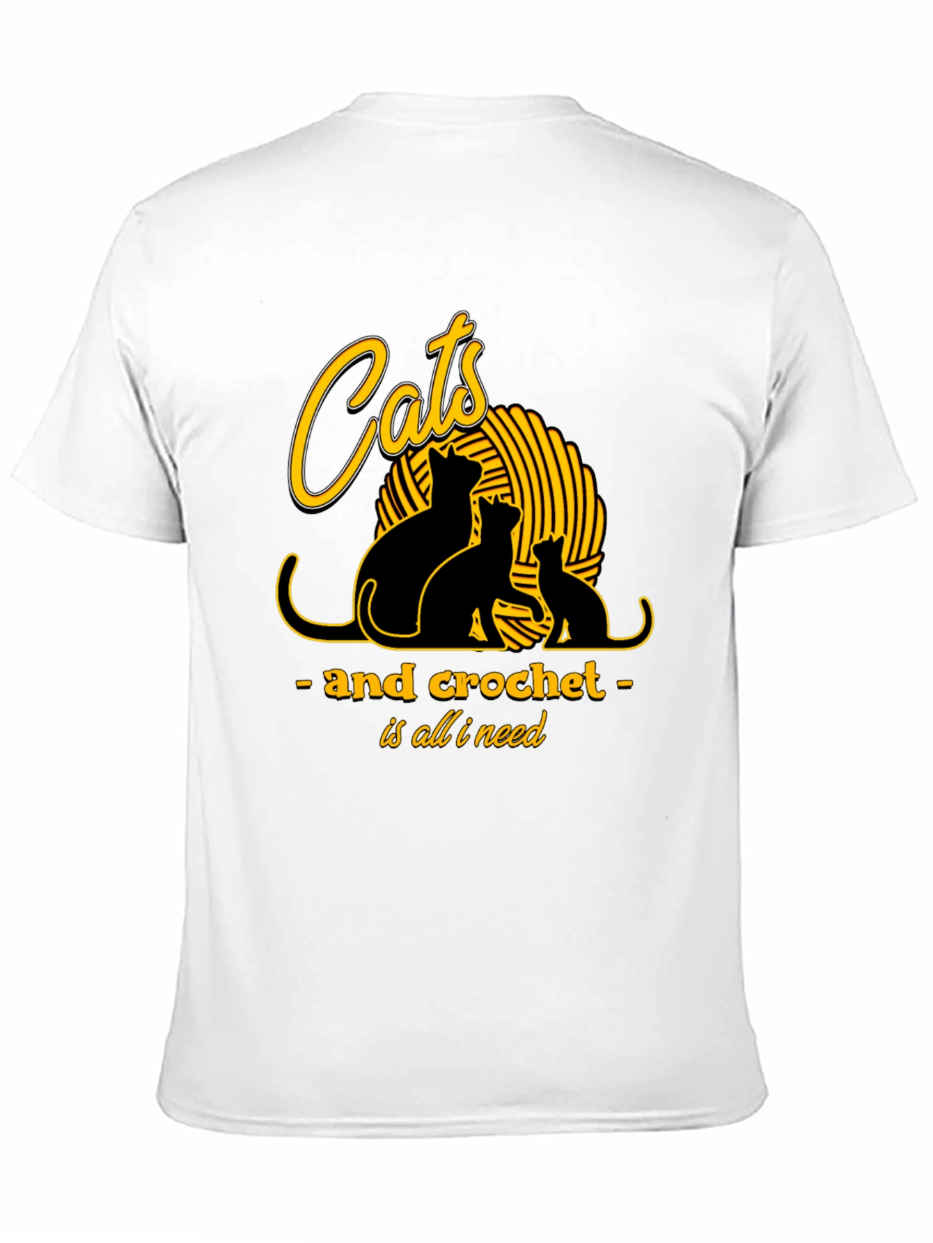 Cats and Crochet T-Shirt - Knit Lover Tee