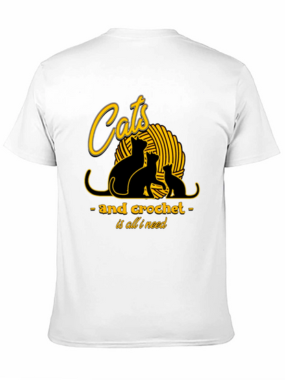 Cats and Crochet T-Shirt - Knit Lover Tee