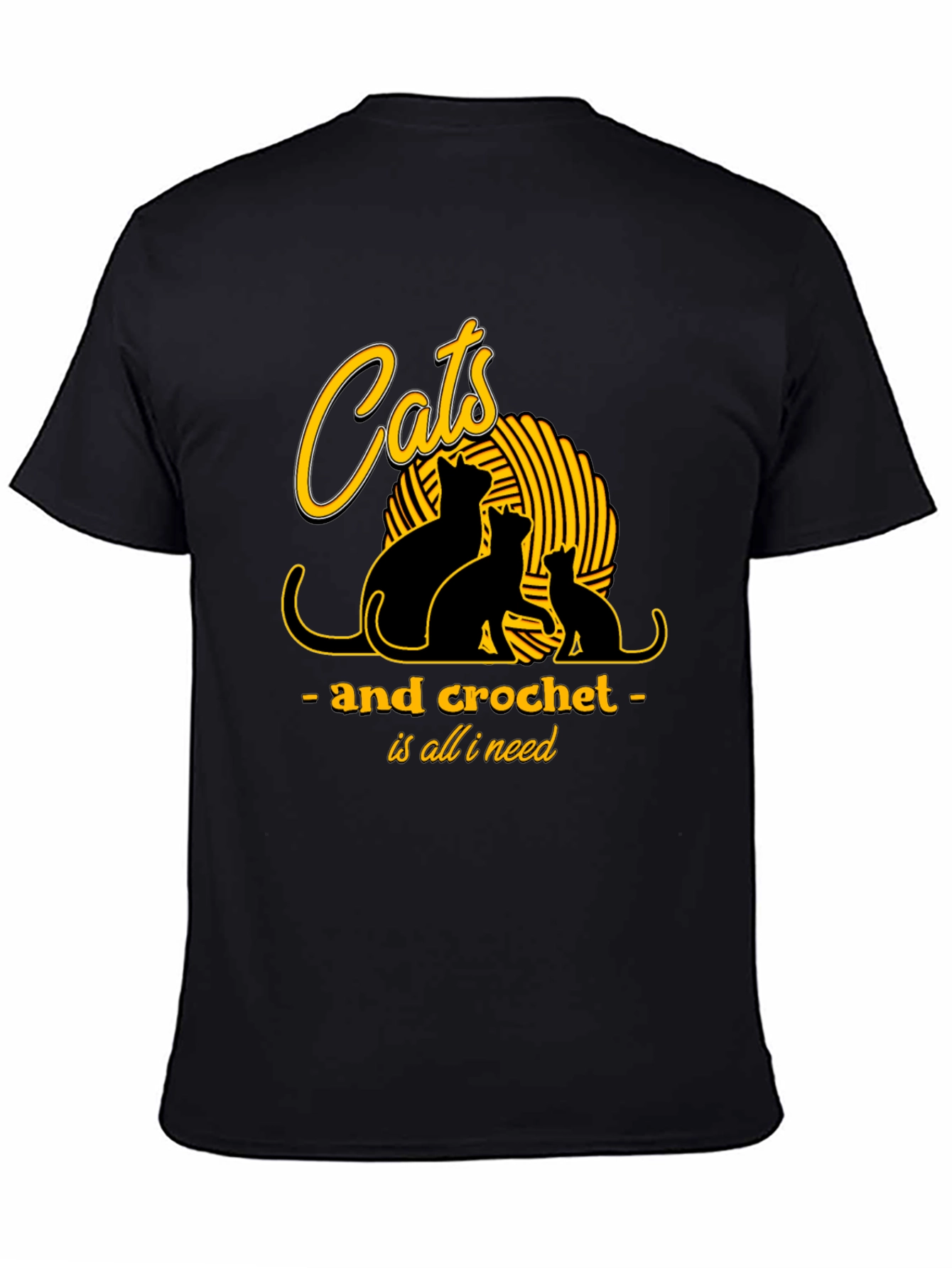 Cats and Crochet T-Shirt - Knit Lover Tee