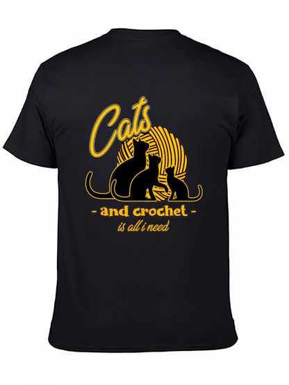 Cats and Crochet T-Shirt - Knit Lover Tee