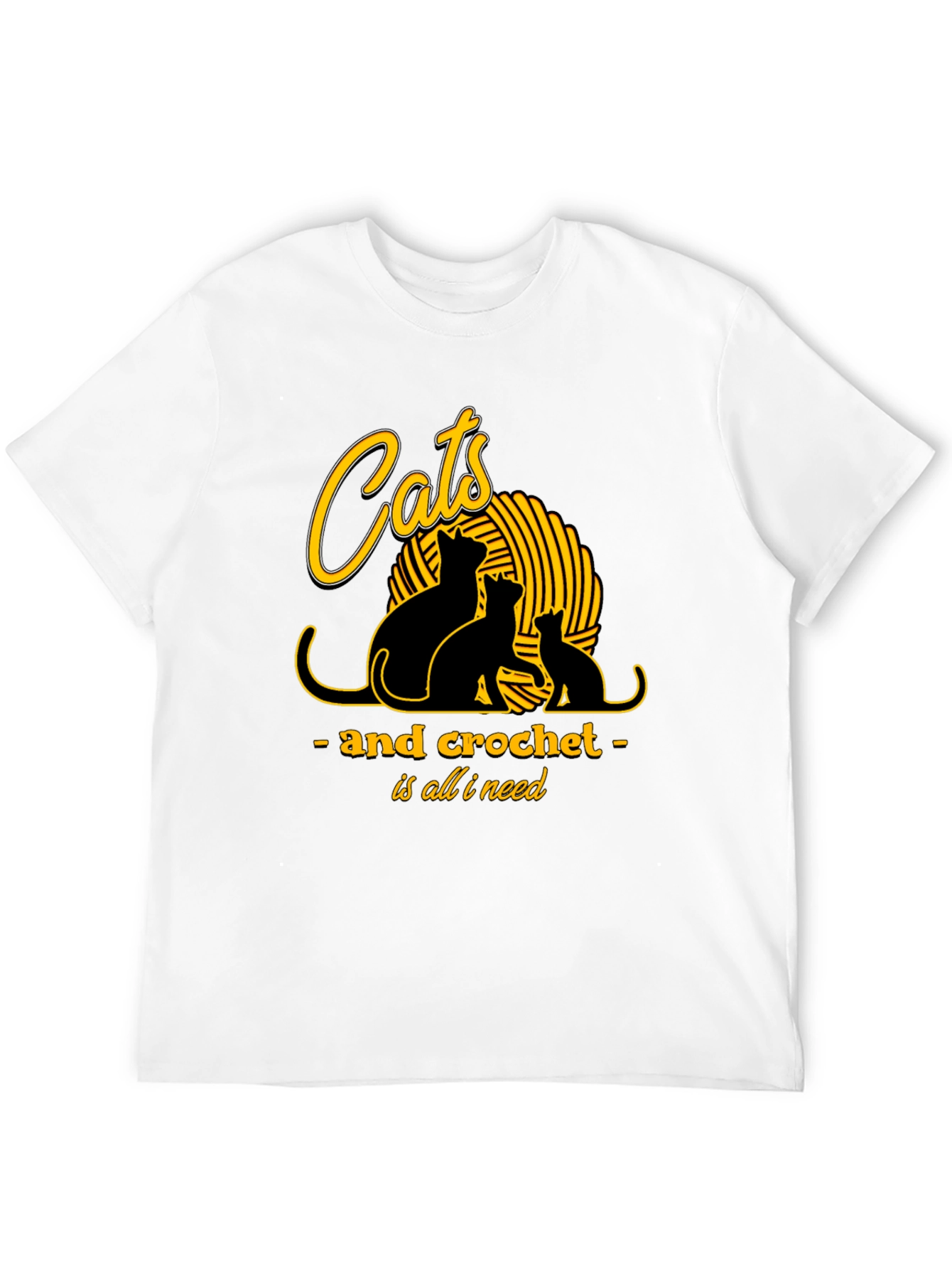 Cats and Crochet T-Shirt - Knit Lover Tee