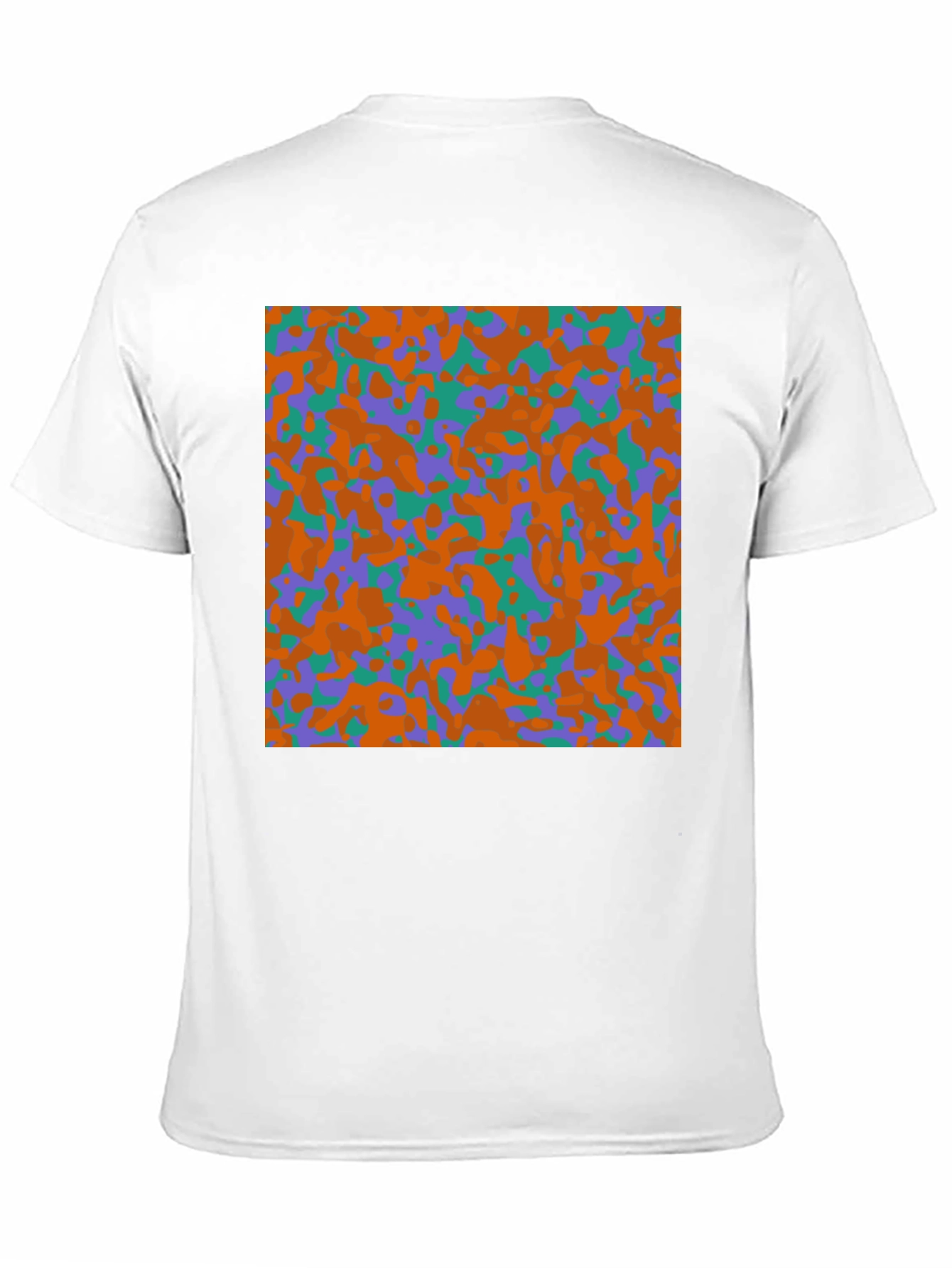 Camouflage Pattern Black T-Shirt
